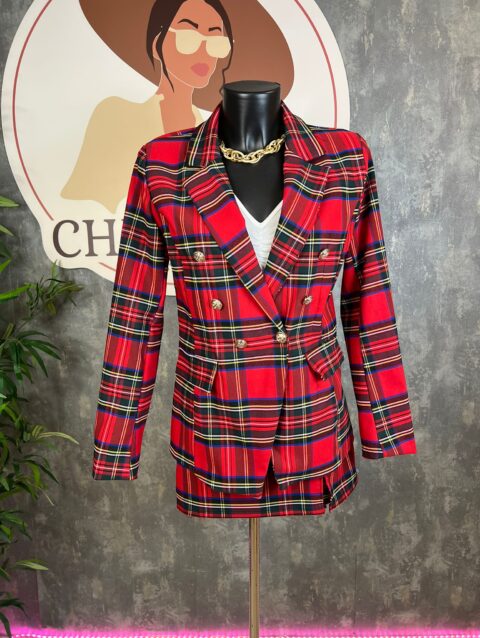 Giacca tartan