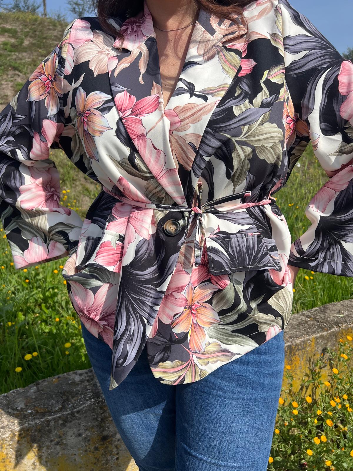 Giacca leggera floreale - immagine 5