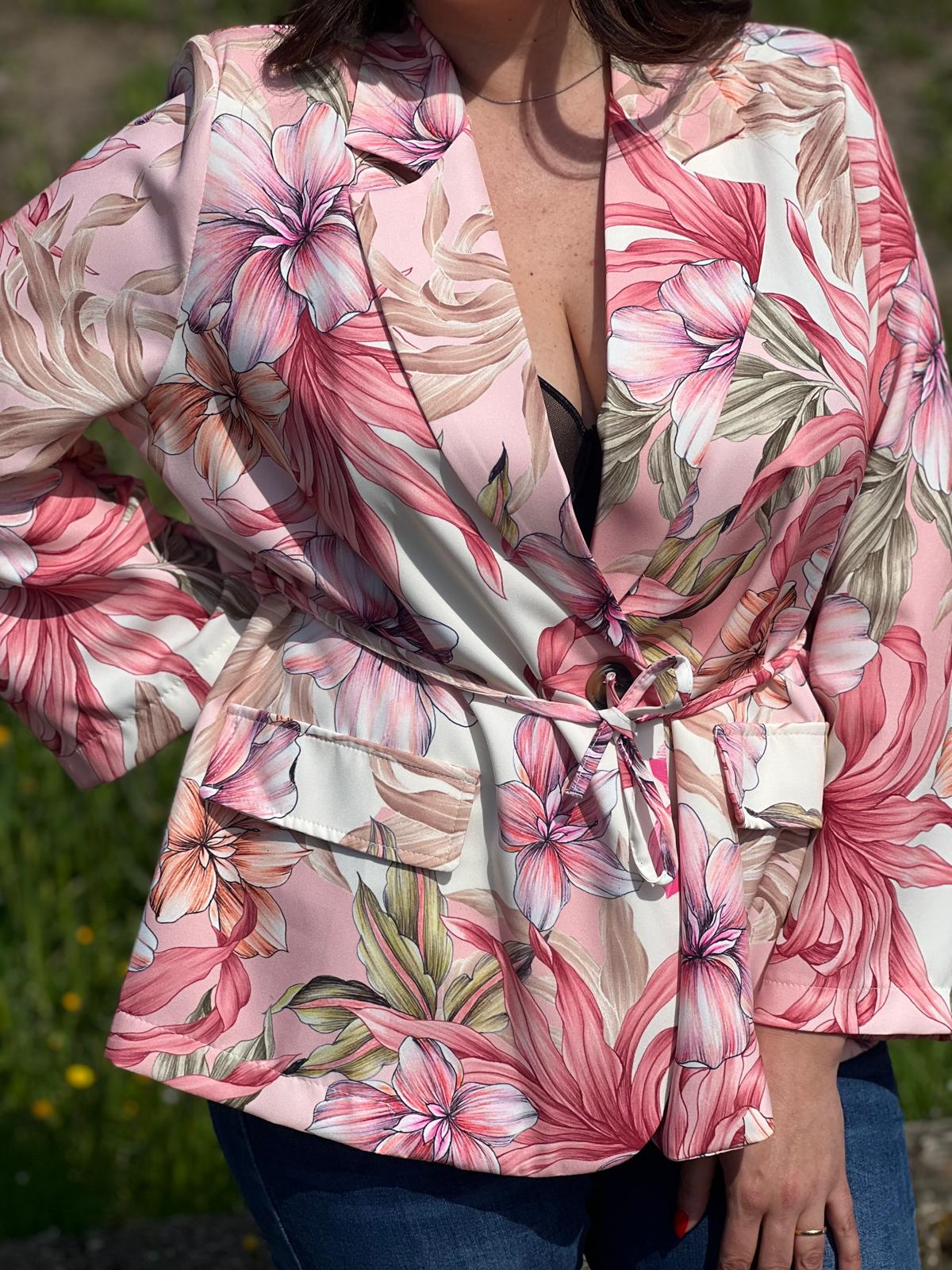 Giacca leggera floreale - immagine 3